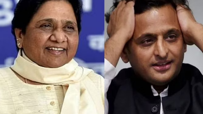 Mayawati and Akhilesh Yadav