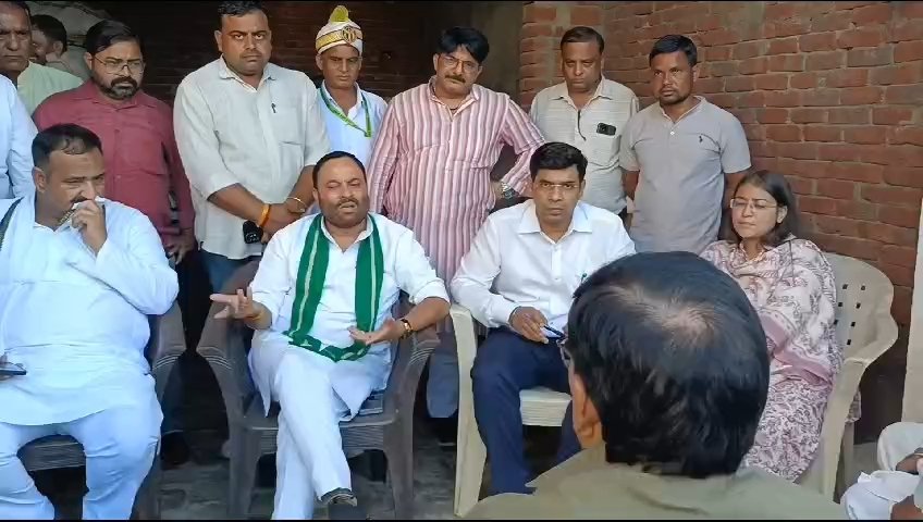 muzaffarnagar minister anil badh nirikshan