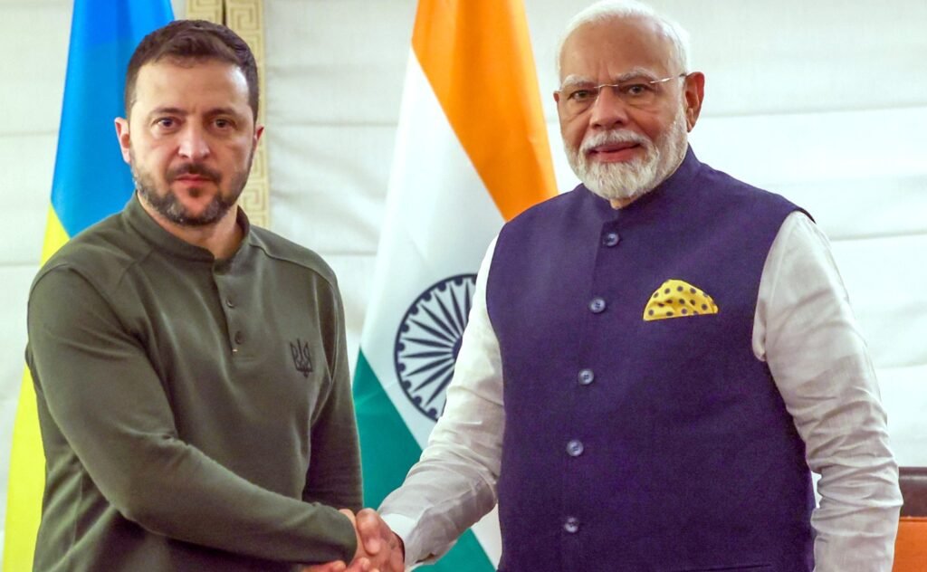 President Zelensky spoke to PM Modi