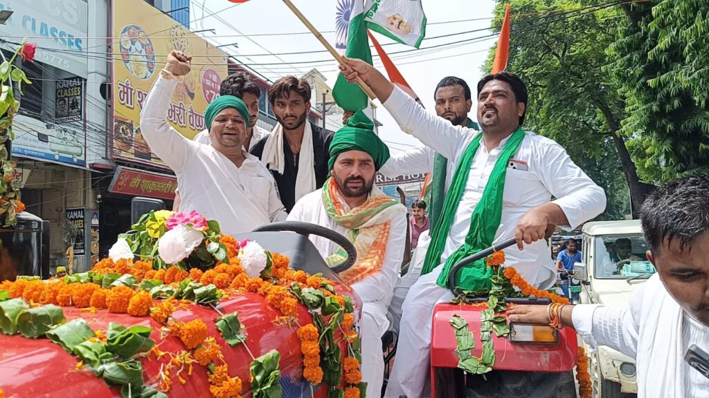BKU Tractor Tiranga Yatra in Muzaffarnagar 2025