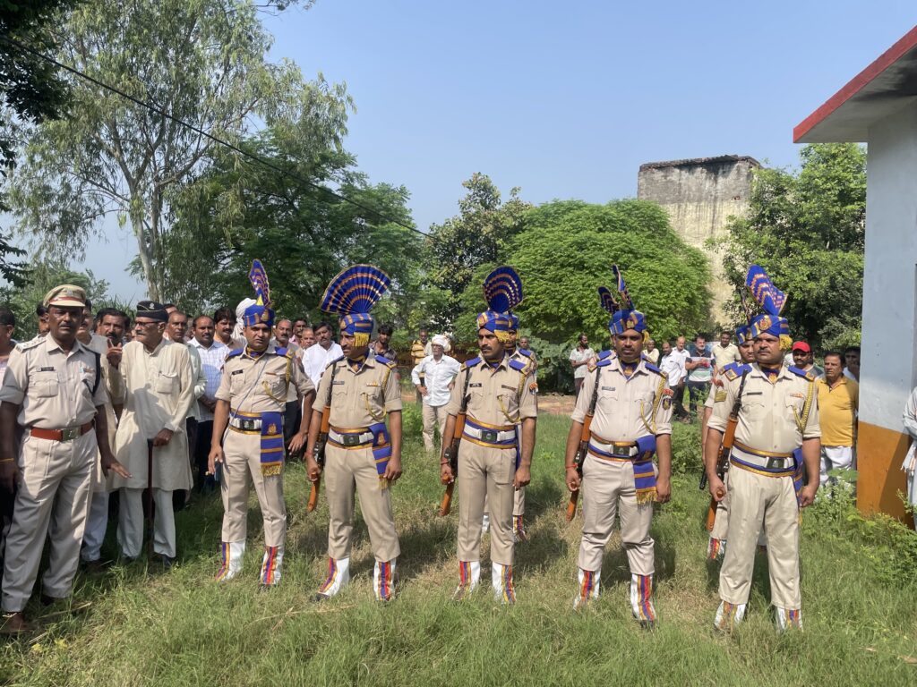 CRPF Martyr Vinod Dhimaan, Muzaffarnagar Sontaa, Agartala Heart Attack, State Honors Funeral, Mansoorpur Police Station