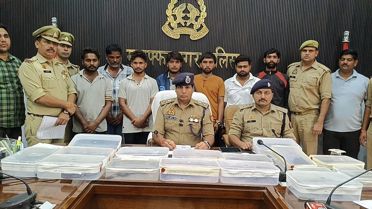 Muzaffarnagar Shocker: Instagram Weapons Gang Busted, 7 Arrested with Arms and Cash!