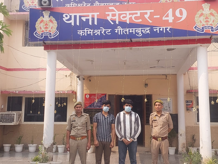 नोएडा में छेड़छाड़ और हंगामे के दो आरोपी गिरफ्तार, लग्जरी कारों में मचाया था उत्पात