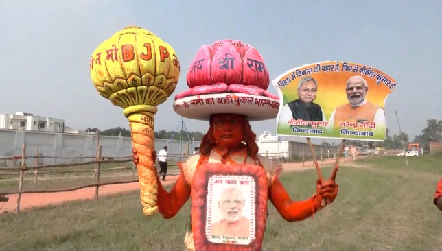 PM Modi's Hanuman Fan at 160 Rallies in Begusarai
