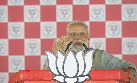 मुजफ्फरपुर रैली में PM मोदी का राजद-कांग्रेस पर तीखा प्रहार: ‘कट्टा, क्रूरता, कटुता, कुशासन और करप्शन’ की पहचान, छठ अपमान पर गुस्सा