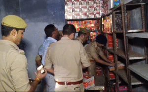 Muzaffarnagar BJP Leader Kanhaiya Sharma Busted in ₹1Cr Fireworks Raid