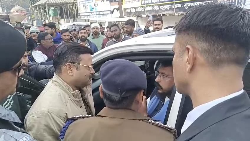 Muzaffarnagar: Chandrashekhar Azad Stopped by Police