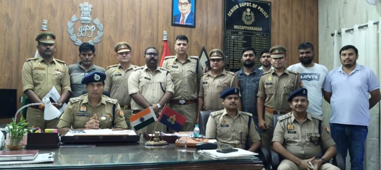 मुजफ्फरनगर में नई मंडी पुलिस और आबकारी विभाग की बड़ी रेड, अशोक लेलैंड ट्रक से 150 पेटी अवैध शराब जब्त