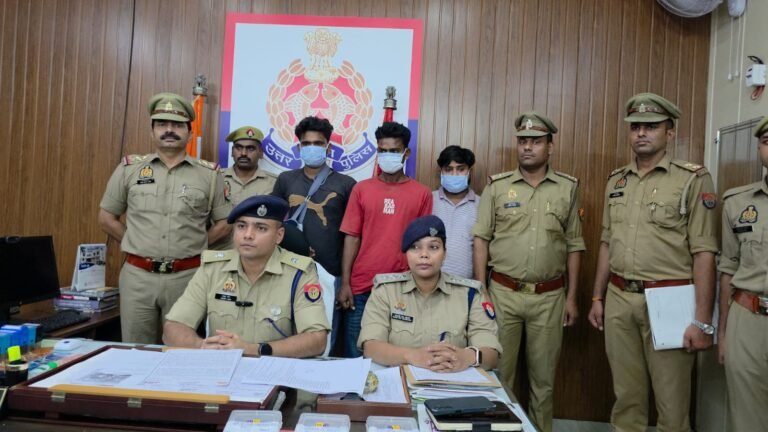 मंसूरपुर पुलिस की बड़ी कामयाबी: 24 घंटे के भीतर लूटकांड का सनसनीखेज खुलासा, 3 लुटेरे गिरफ्तार, नकदी व बाइक बरामद