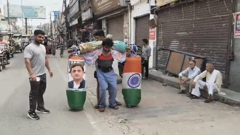 मुज़फ़्फ़रनगर में हरिद्वार से जल लेकर निकला शिवभक्त, अखिलेश यादव को दोबारा सीएम बनाने के लिए रखी मन्नत!