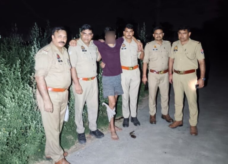 बागपत में शराब पार्टी के दौरान युवक की गोली मारकर हत्या, पुलिस मुठभेड़ में आरोपी गिरफ्तार