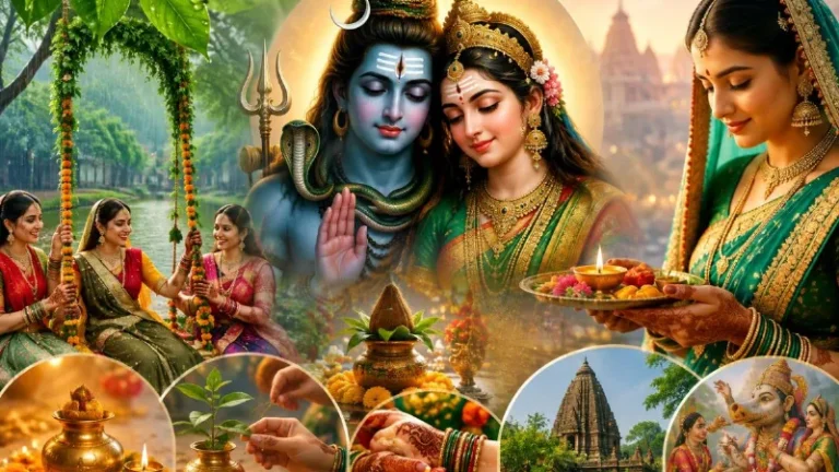 शिव भक्ति और सुहाग के रंग में रंगेगा सावन, 14 अगस्त की शाम 6:46 बजे से शुरू होगी हरियाली तीज, जानिए पूजा