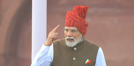 आज हर घर तिरंगा है, हर मन तिरंगा है’, लाल किले से प्रधानमंत्री मोदी का राष्ट्र के नाम संबोधन