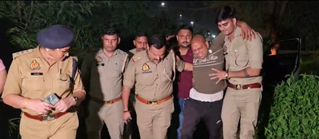 हापुड़ में गौरव हत्याकांड का मुख्य आरोपी मुठभेड़ के बाद गिरफ्तार: पैर में लगी गोली, 25 हजार का था इनामी