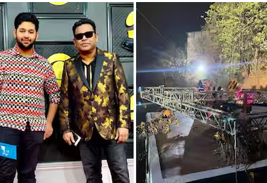 हादसे का शिकार हुई एआर रहमान के बेटे अमीन की लग्जरी कार, दूसरी कार से भिड़ी, बाल-बाल बचे