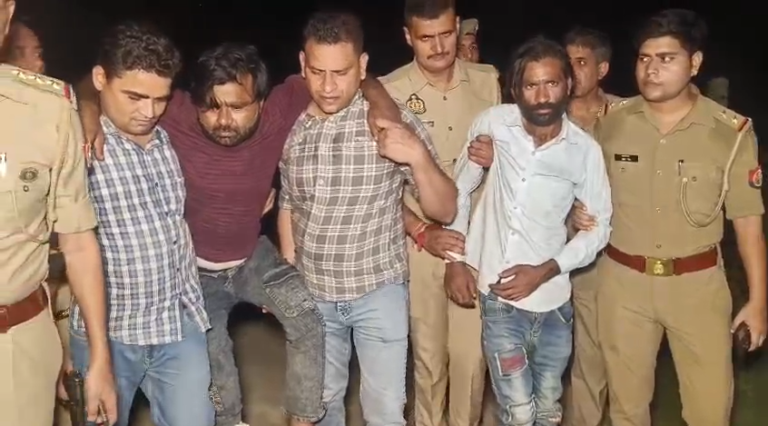 बुढ़ाना में देर रात पुलिस और बदमाशों के बीच मुठभेड़, गोली लगने से एक घायल, साथी गिरफ्तार ,रिटायर्ड दरोगा के बंद मकान में हुई चोरी का माल भी बरामद